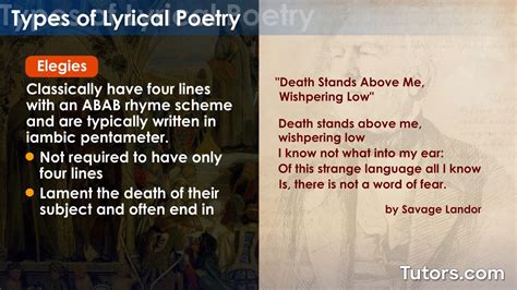 Poetic & Lyrical Aspirations