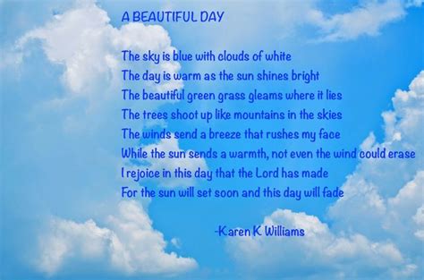 Poetic & Picturesque: Painting a Beautiful Day with Words