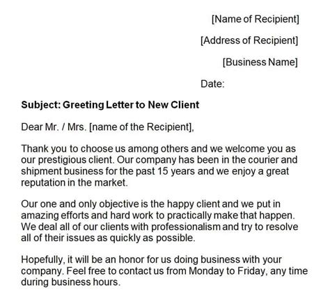 Polished & Professional Greetings for Colleagues & Clients