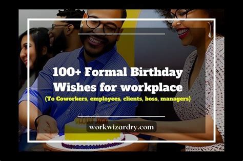 Polite & Professional: Formal Birthday Wishes for Colleagues & Acquaintances