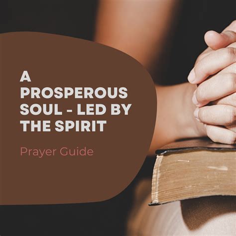 Prayers for a Prosperous Spirit and Soul