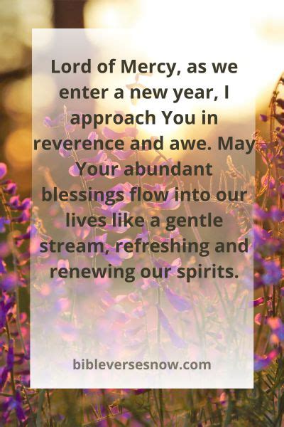 Prayers for a Year of Abundant Blessings