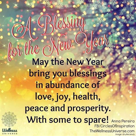 Prayers for Blessings and a Joyful Year