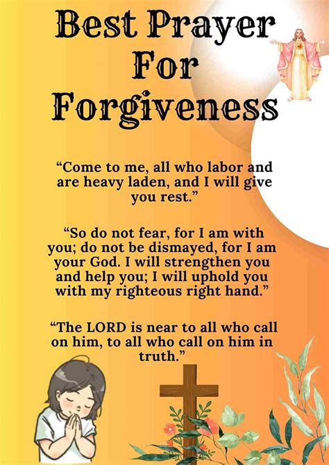 Prayers for Forgiveness and a Clear Conscience