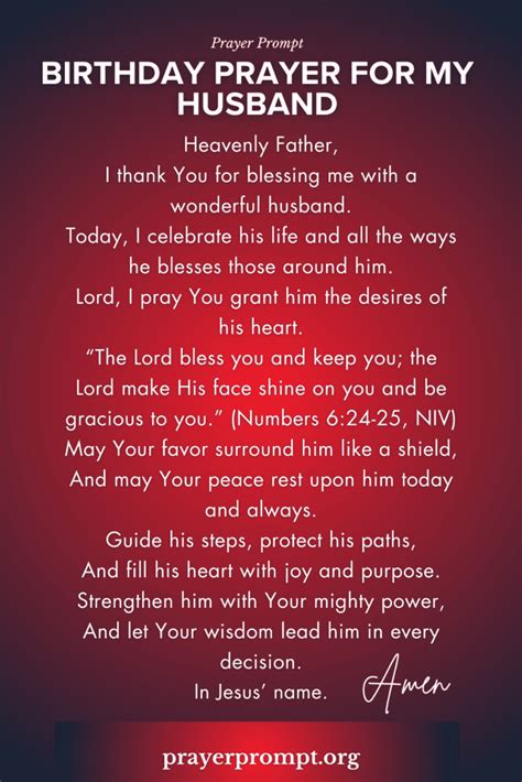 Prayers for His Special Day