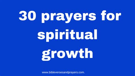 Prayers for Purpose & Spiritual Growth