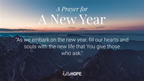 Prayers for the Year Ahead