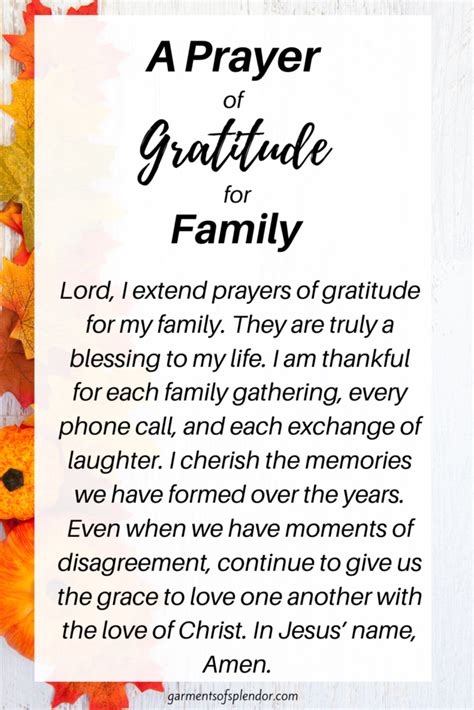 Prayers of Gratitude for Their Life