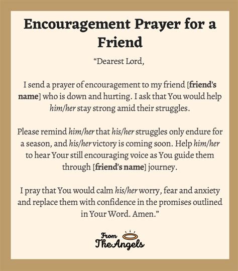 Prayers & Spiritual Encouragement