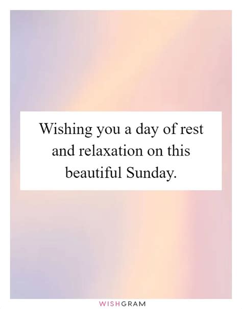 Prescribing a Day of Rest: Wishes for Relaxation