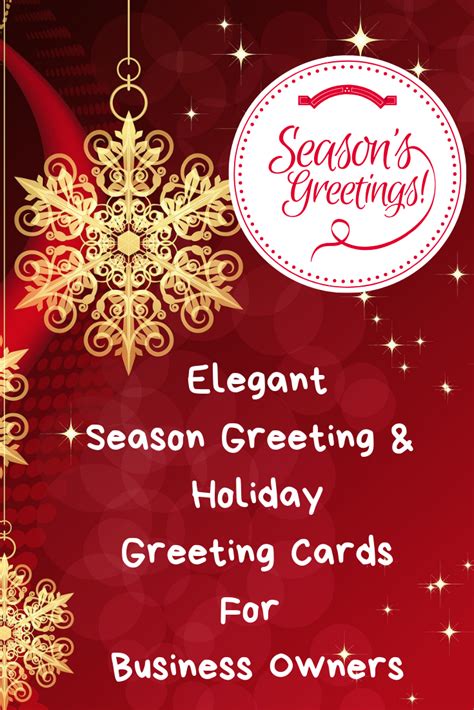 Professional & Elegant Greetings for Colleagues & Clients