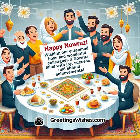 Professional Nowruz Wishes for Colleagues & Clients