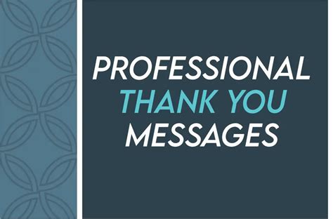 Professional & Polished: For Thanking Colleagues, Clients, and Your Boss