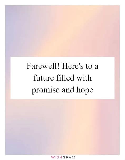Promises for a Future Filled with Wishes
