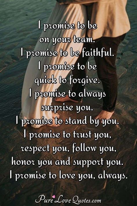 Promises of Love & Support