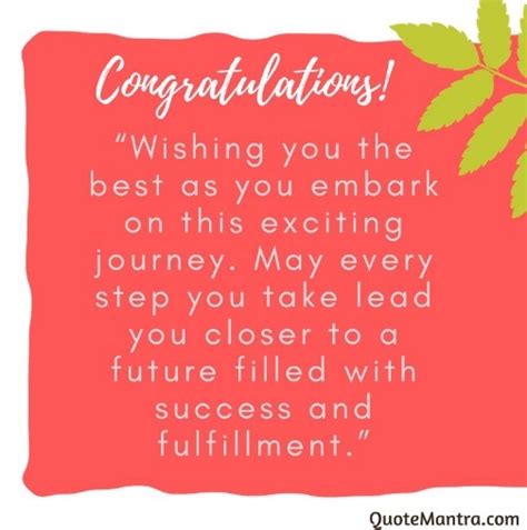 Proud & Encouraging Wishes for the Future
