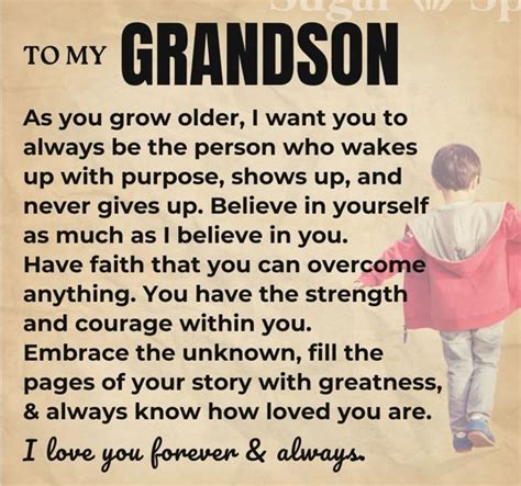 Proud Messages for a Grandson Growing Up