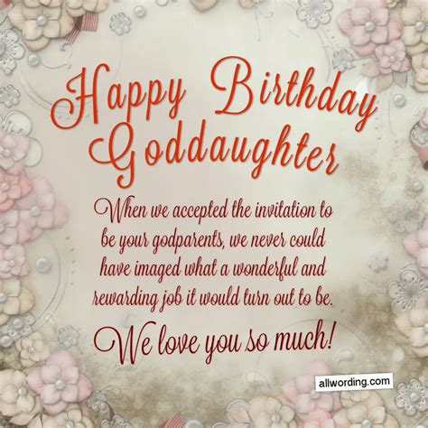 Proud Wishes for a Grown-Up Godchild