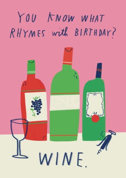 Punny & Playful Pours: Funny Wine Birthday Wishes