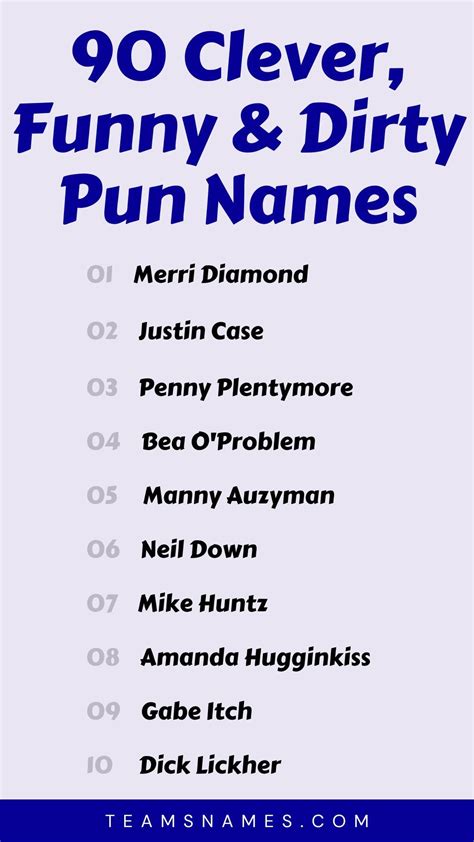 Punny & Playful Wish Names