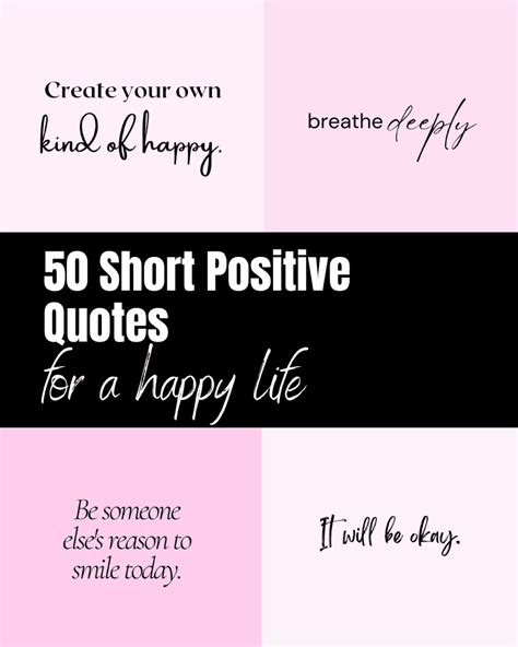 Quick Spritzes of Positivity (Short & Sweet Texts)