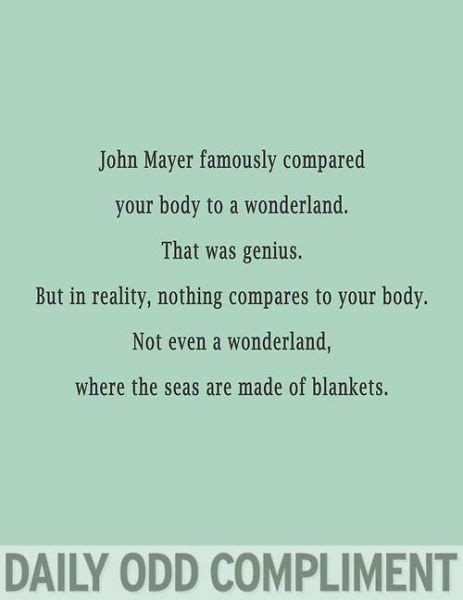 Quirky Compliments & Oddly Specific Praise