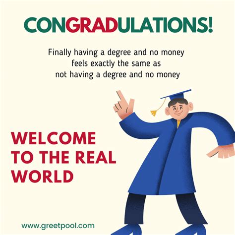 Ready for the Real World? Funny Graduation Messages