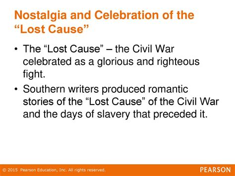 Reflections on Romanticized Nostalgia & the "Lost Cause"