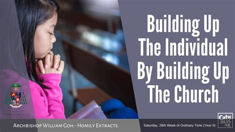 Reflections on Unity and Building Up the Church