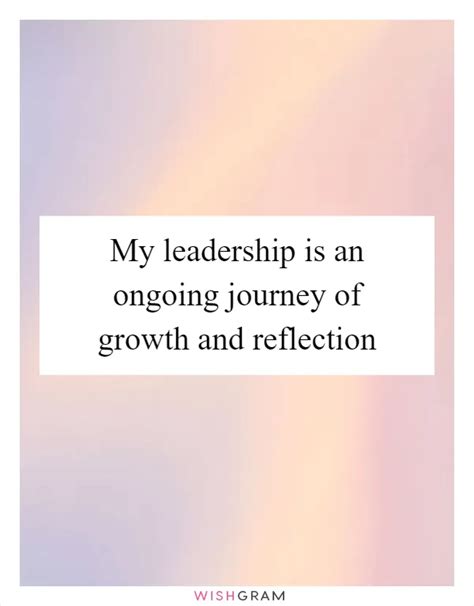 Reflective Messages from Leadership