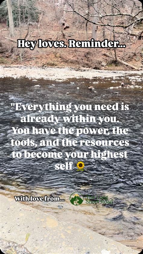 Reminders of the Power Already Within
