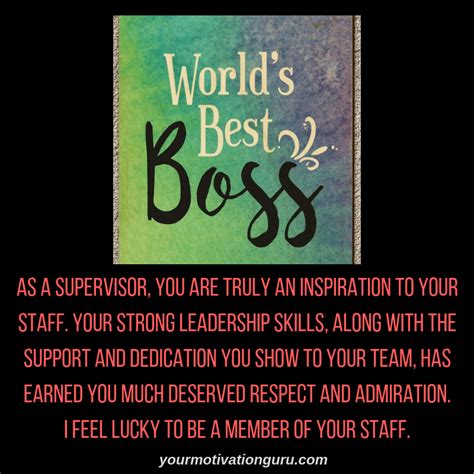 Respectful & Appreciative: For a Boss or Manager