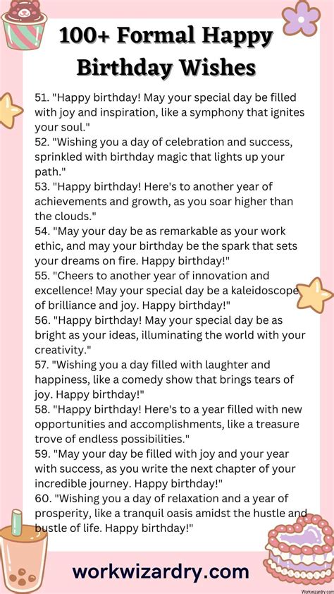 Respectful & Formal Wishes (Уважительные и официальные пожелания)