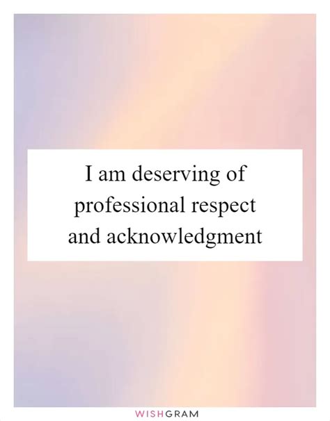 Respectful & Professional Messages