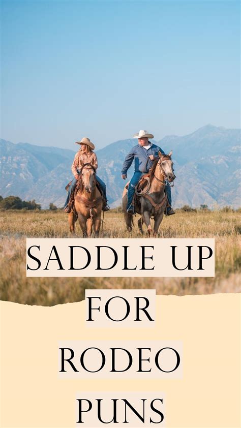 Rodeo Puns and Ranch-Hand Roasts