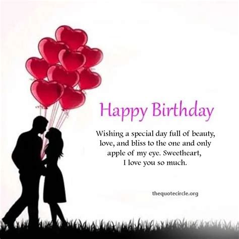 Romantic Birthday Messages for Your One True Love