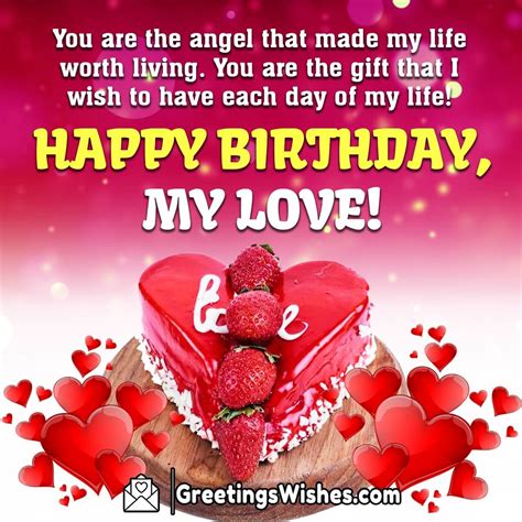 Romantic Birthday Wishes for Your Love in Bloom