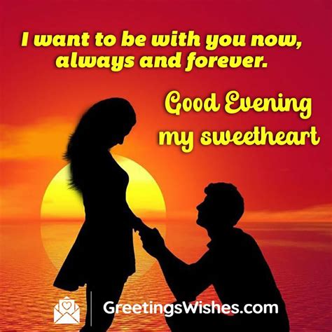 Romantic Evening Messages for Your Love