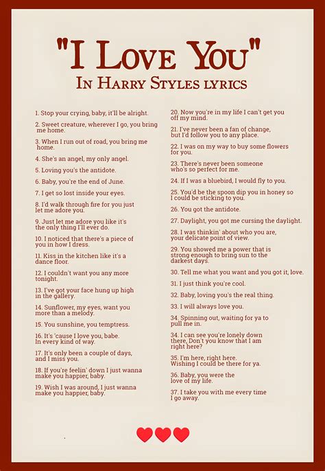 Romantic Lyrics for Your One and Only Star
