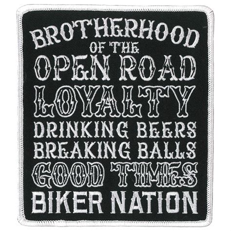 Salutes to Brotherhood and the Open Road