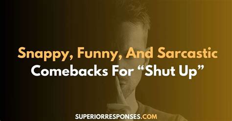 Sarcastic Comebacks for Civilian Chaos