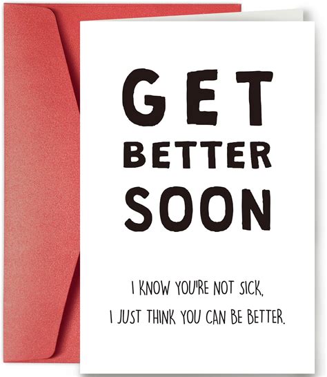 Sarcastic "Get Well Soon" From the Brink