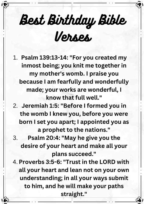 Scripture-Inspired Birthday Prayers