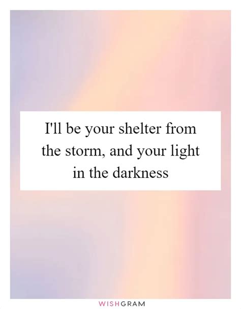 Shelter from the Storm: Messages of Comfort and Support