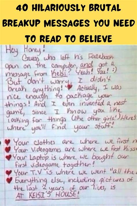 Short & Brutal Messages (Just Like the Movie)