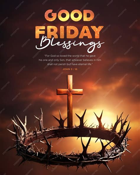 Short Good Friday Blessings for Text & Social Media