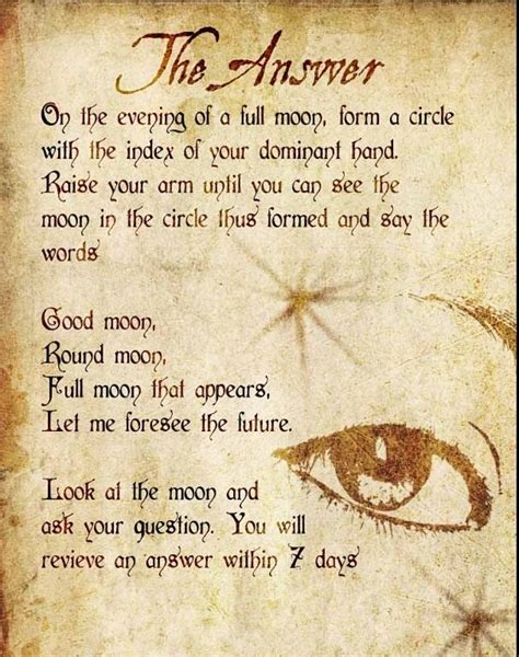 Short & Magical Incantations