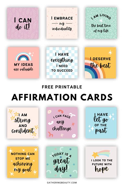 Short & Powerful Affirmations of Hope (For Texts & Notes)