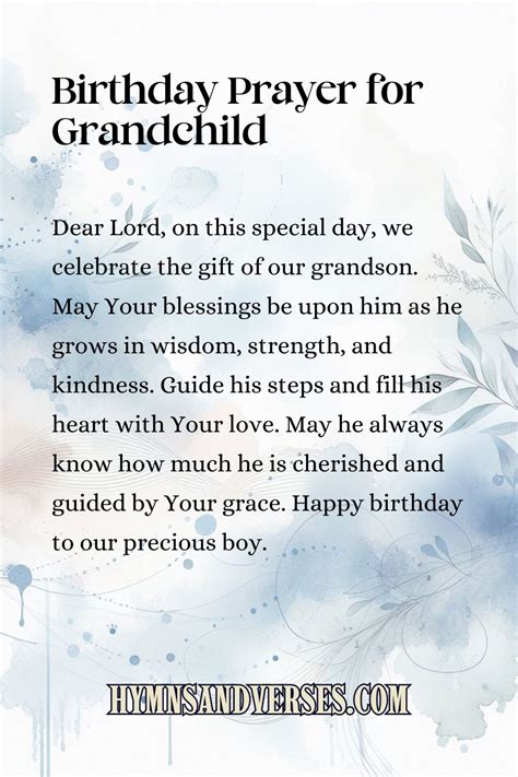 Short & Powerful Blessings for Your Grandson