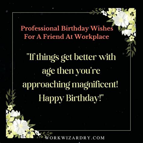Short & Professional Birthday Messages